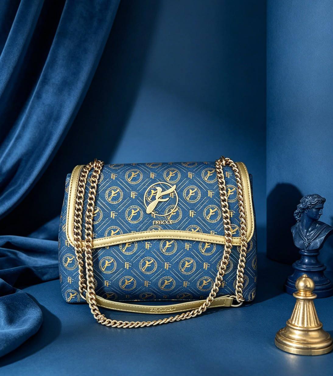Denim De Ville - Blue & Gold